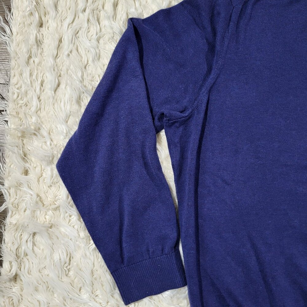 Vineyard Vines Navy Blue Quarter Zip Mens Sweater XXL - Picture 15 of 15